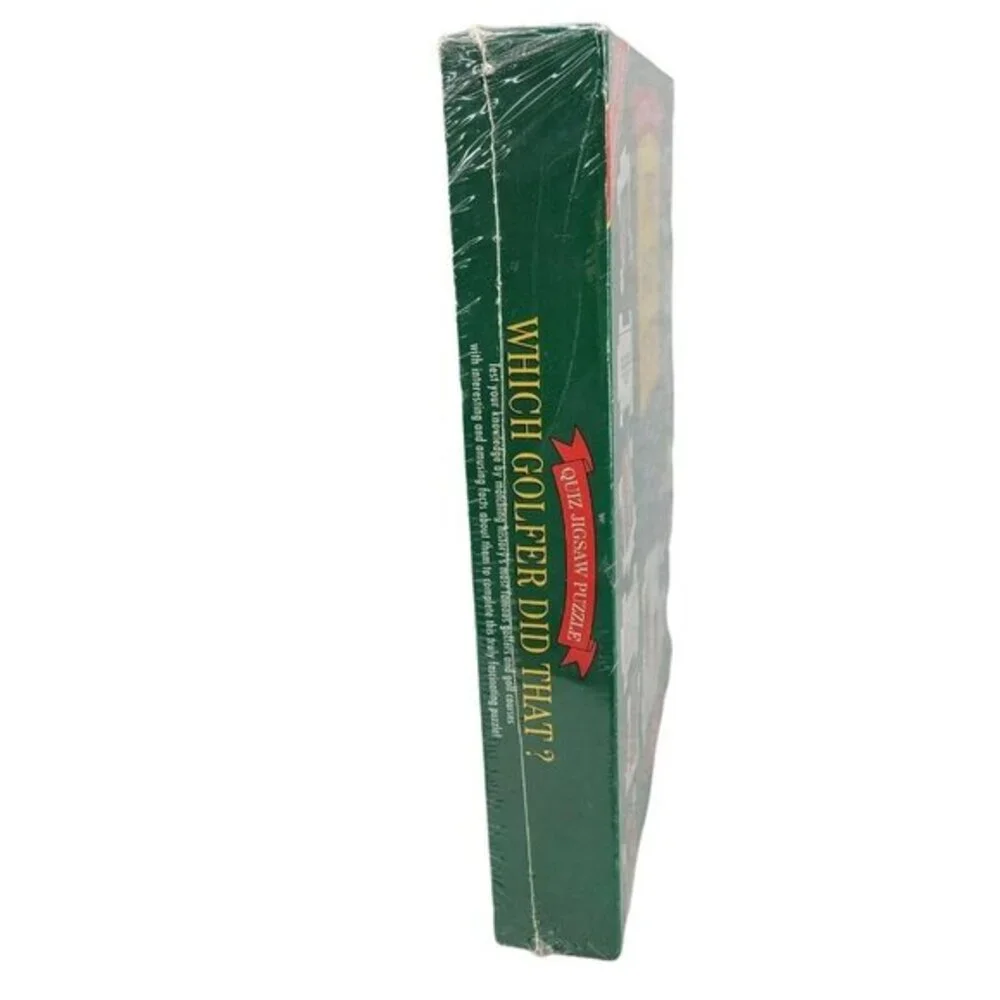 Golf Trivia Quiz Jigsaw Puzzle Which Golfer Did That Factory Sealed 1995 Vintage